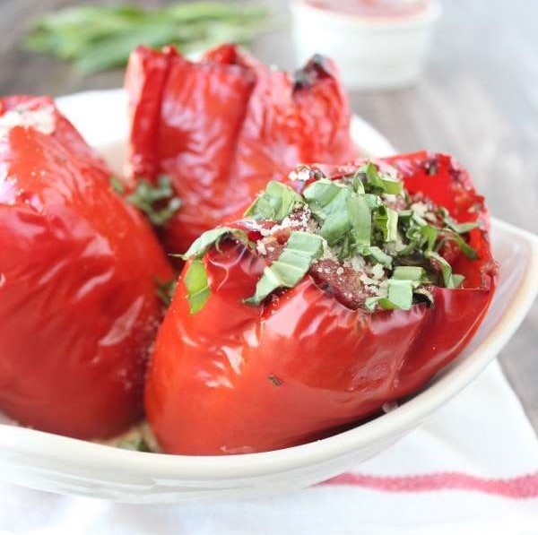 Slow Cooker Italian Stuffed Peppers